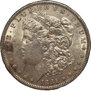 Lot of 3 Morgan Silver Dollars | AU & XF Mix | 90% Silver | Circulated